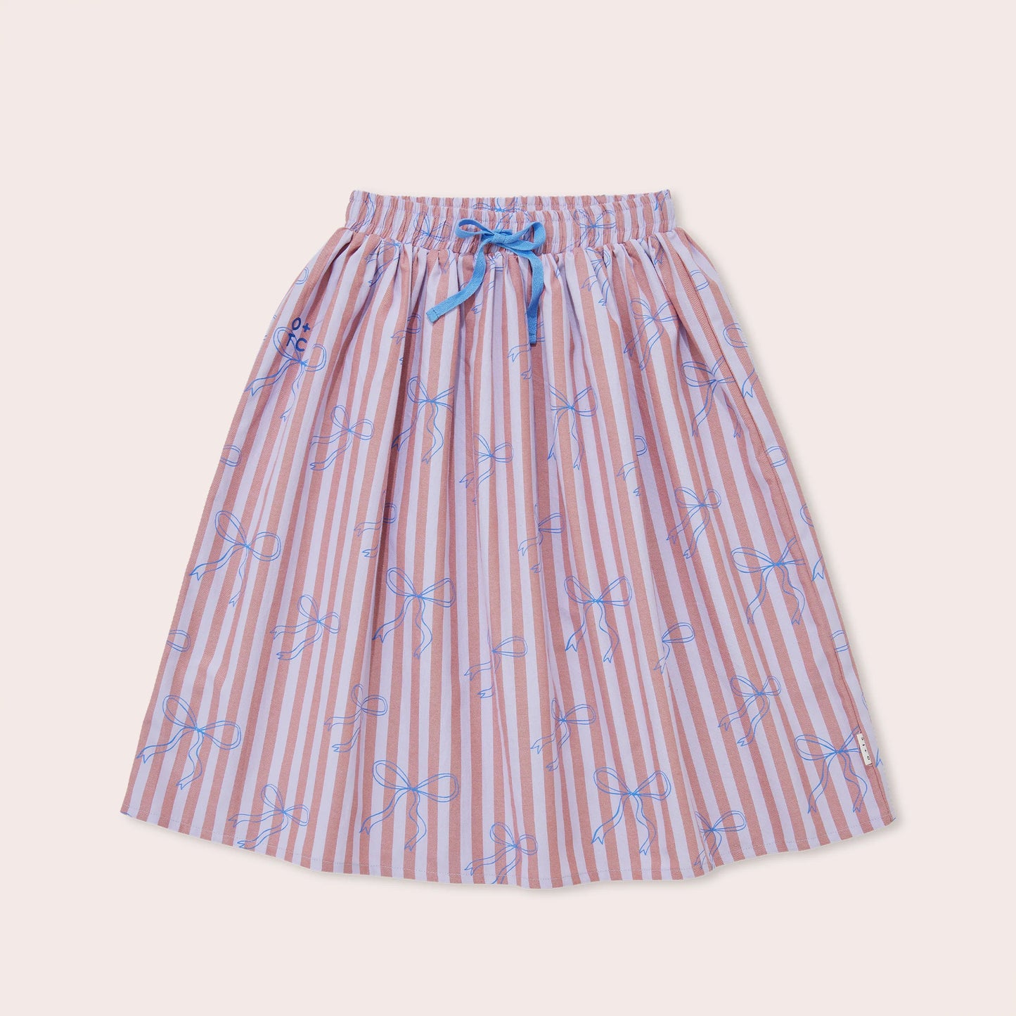 Blue Bows Hadley Midi Skirt - Lucky Last! (Sizes 3 & 12)