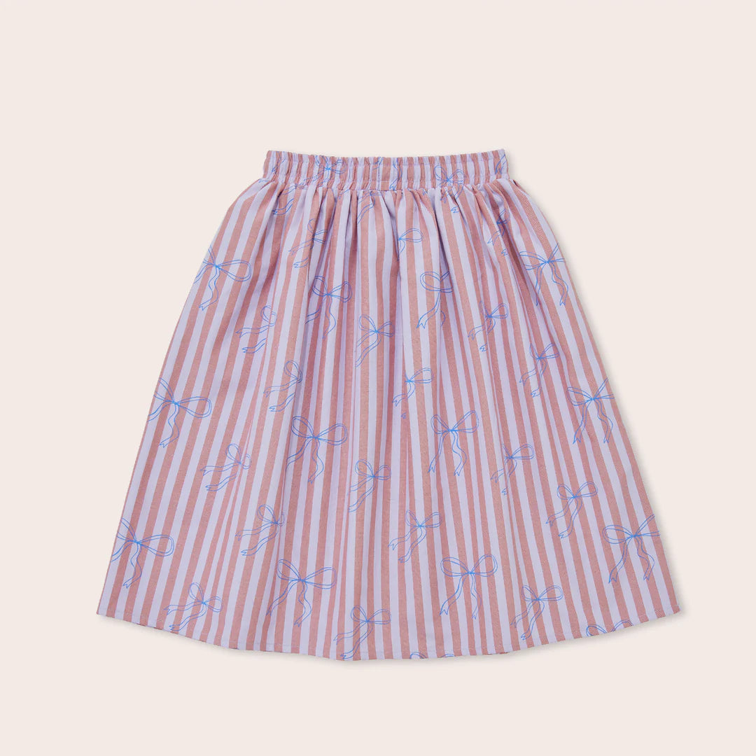 Blue Bows Hadley Midi Skirt - Lucky Last! (Sizes 3 & 12)