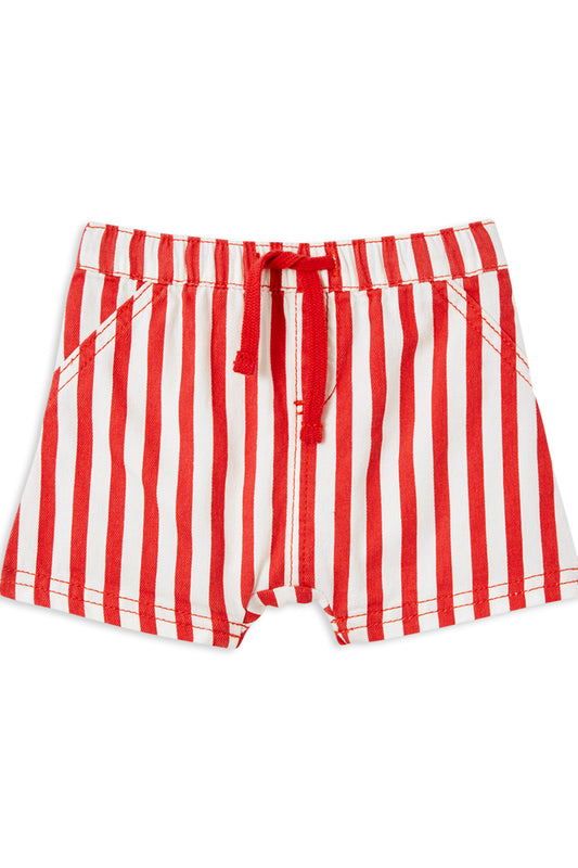 Red Stripe Baby Short - Lucky Last! (Size 3-6m)