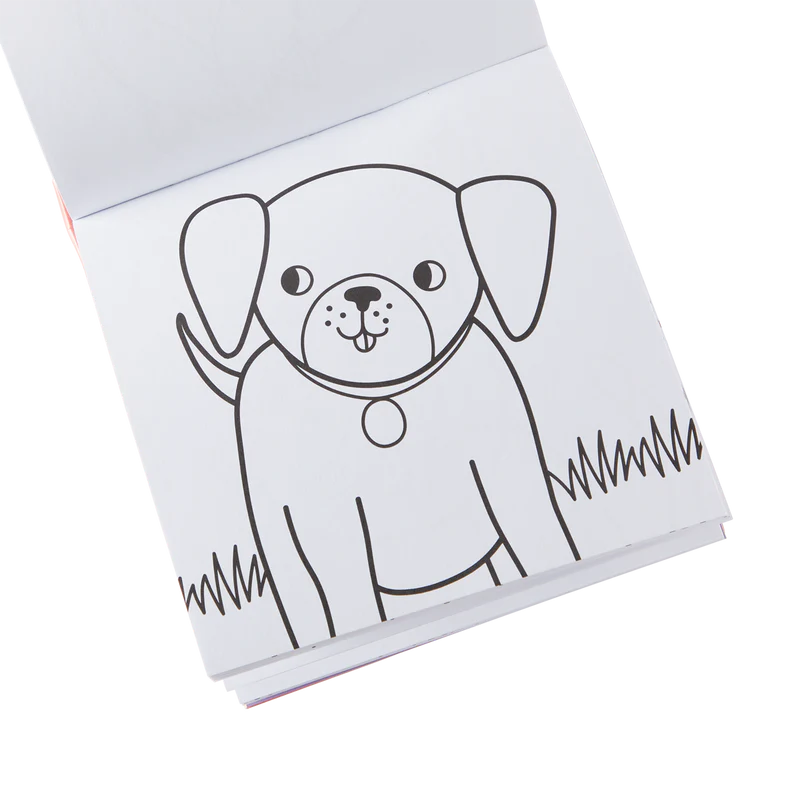 Carry Along Colouring Book Set - Pet Pals