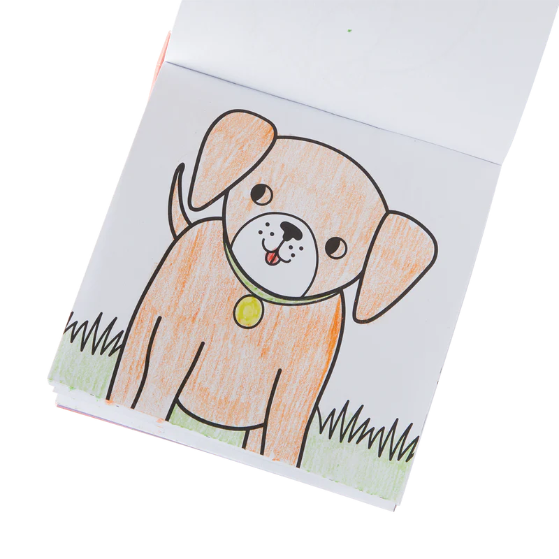 Carry Along Colouring Book Set - Pet Pals