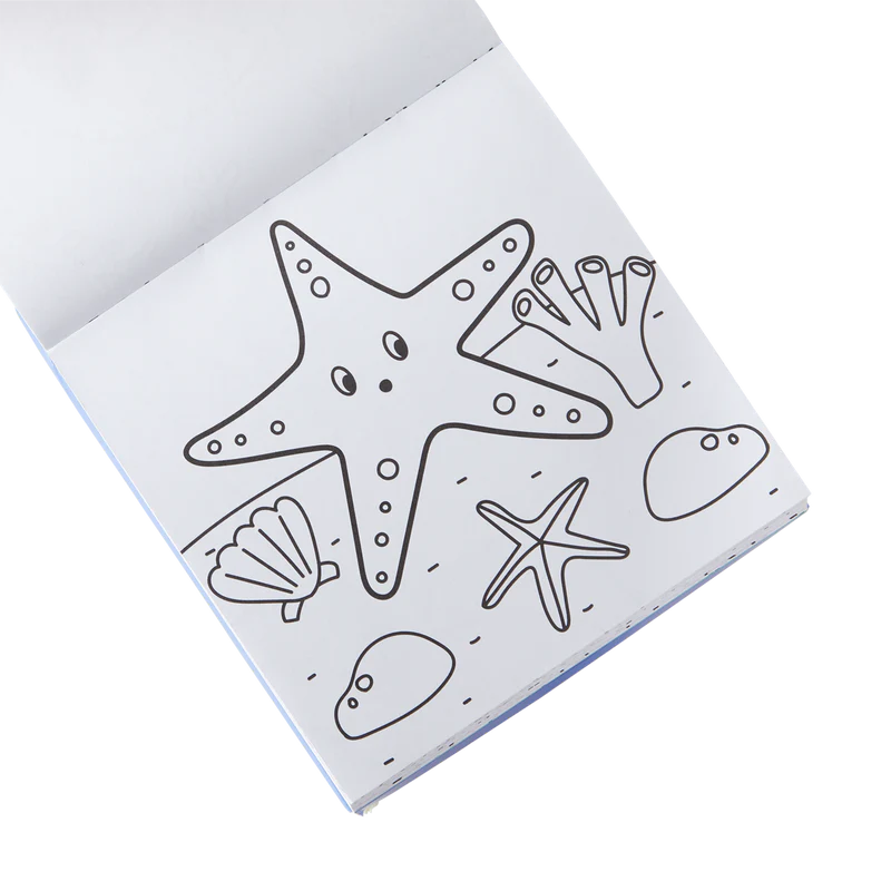 Carry Along Colouring Book Set - Sea Life