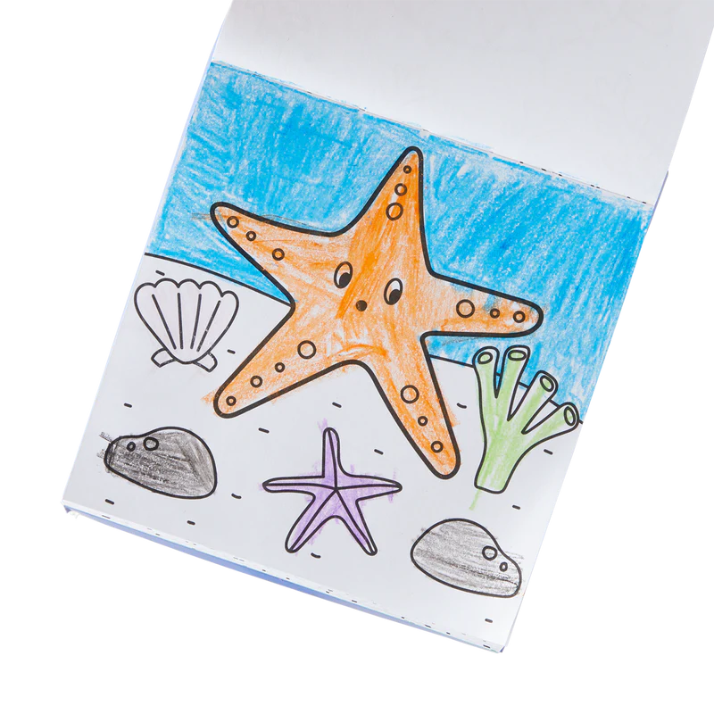 Carry Along Colouring Book Set - Sea Life