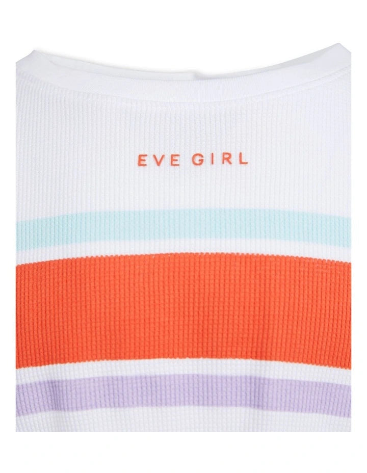 Florence Long Sleeve Waffle Tee (8-14y)