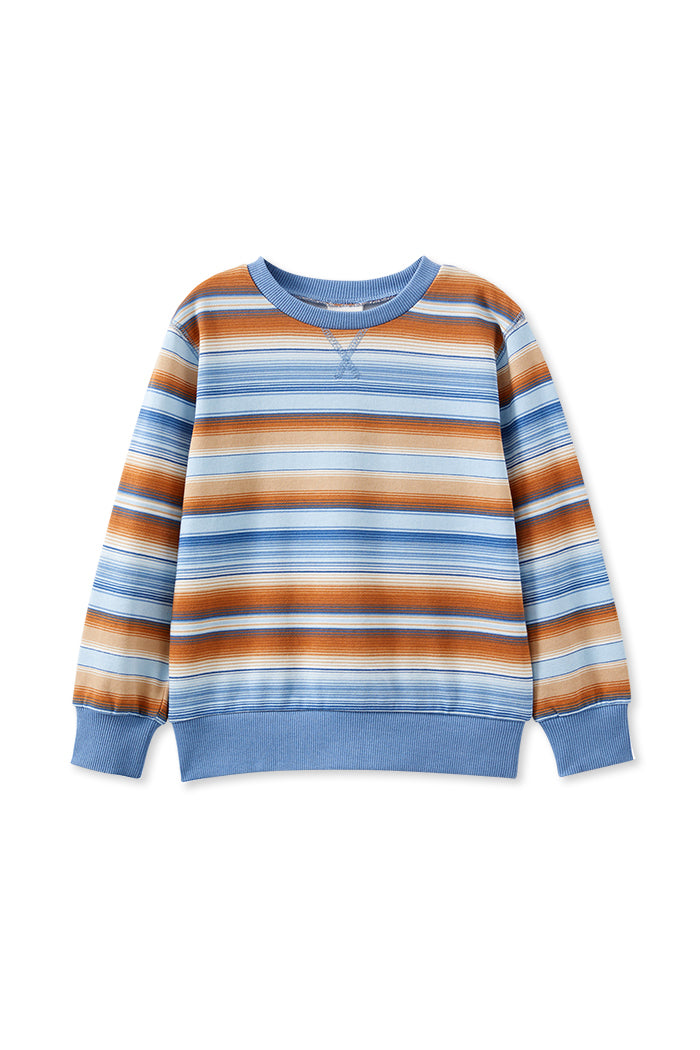 Ombre Stripe Fleece Sweat