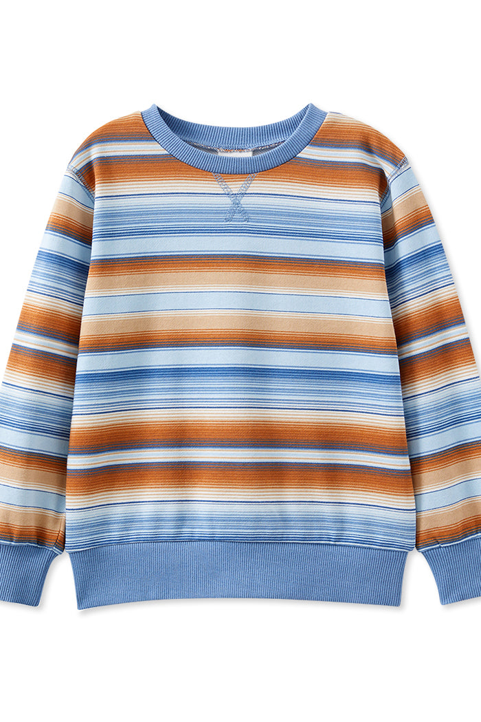 Ombre Stripe Fleece Sweat