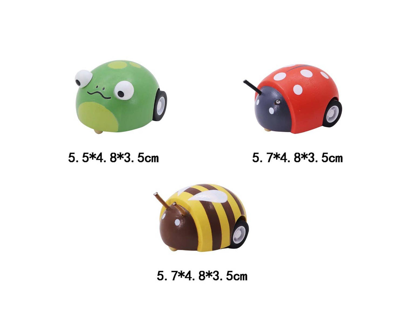 Wooden Pull Back Animal - Assorted
