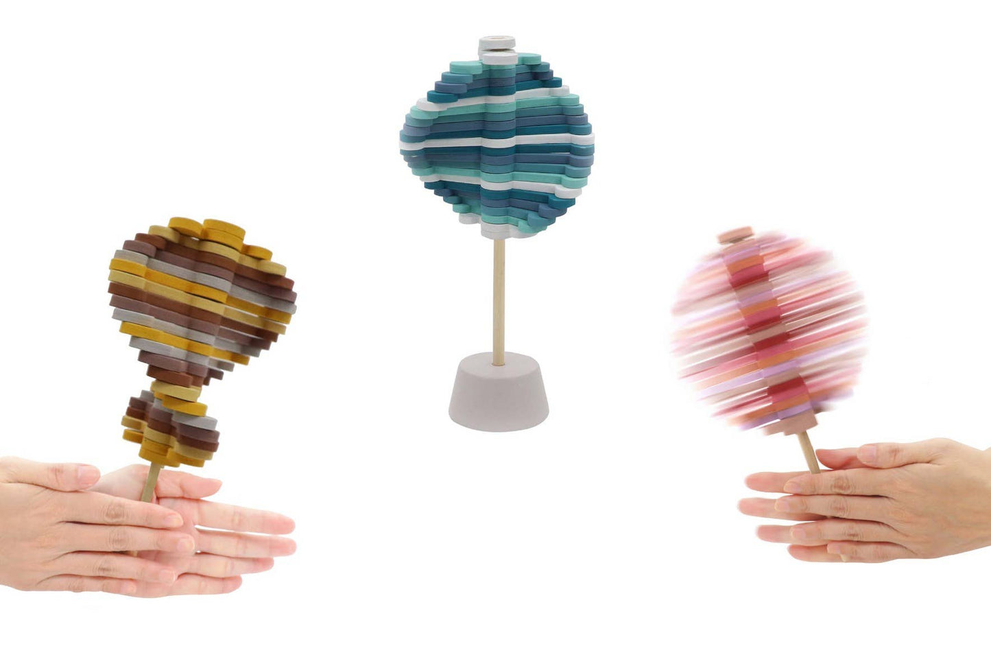 Wooden Spinning Lollipop