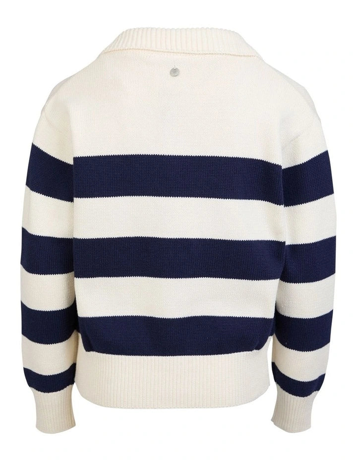 Luna Knit Sweater (8-14 Years) in Navy