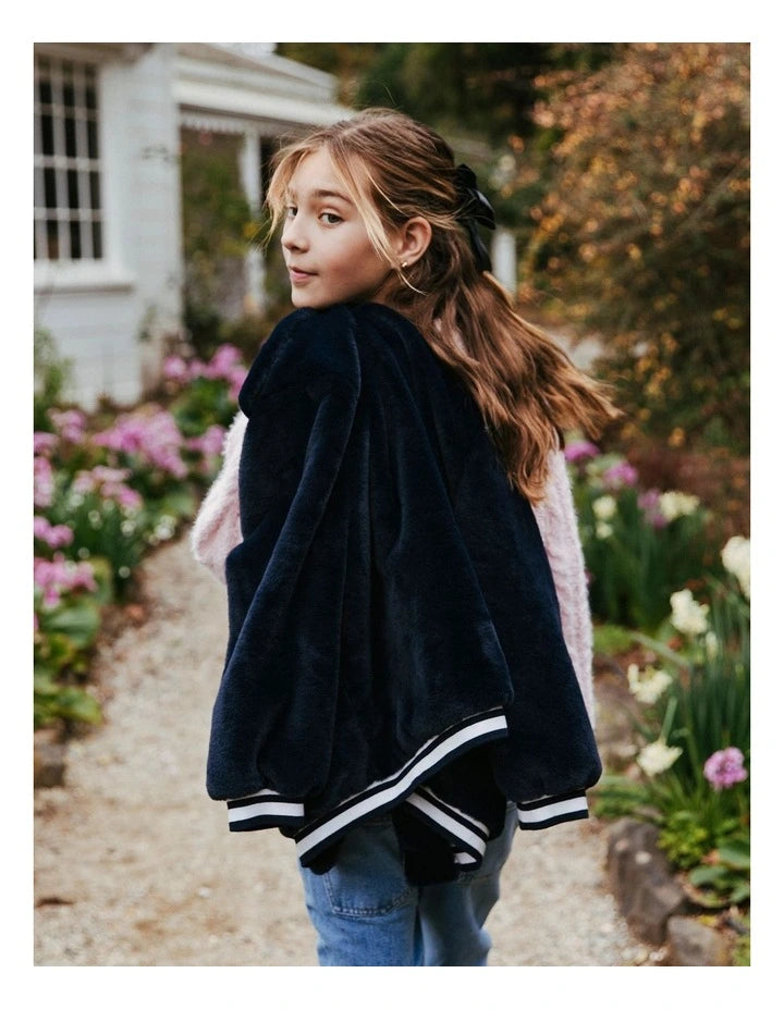 Sylvie Jacket (8-14 Years) in Navy