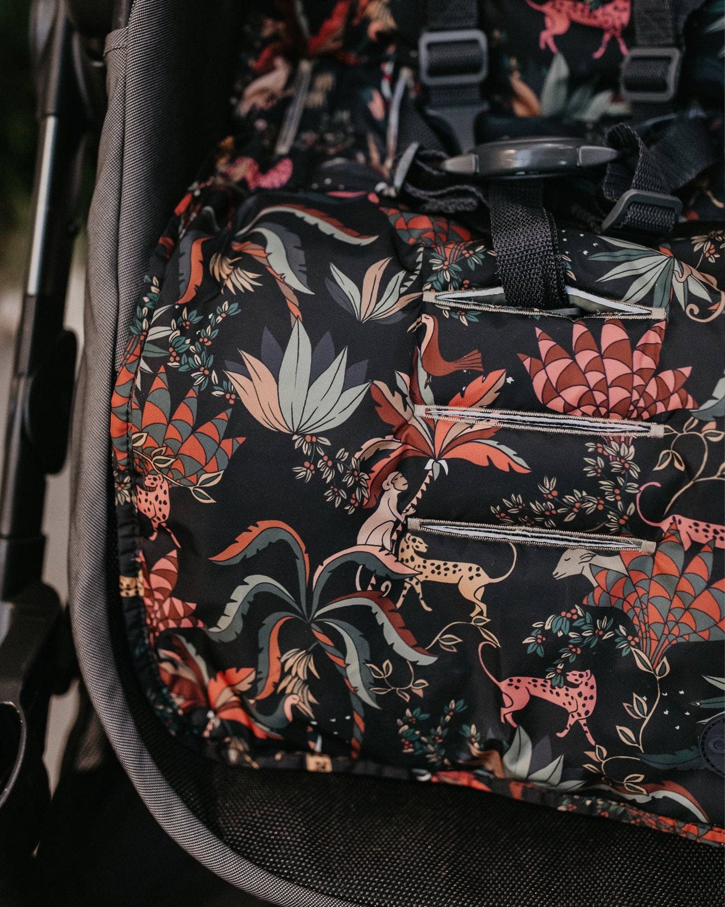 Reversible Pram Liner - Jungle