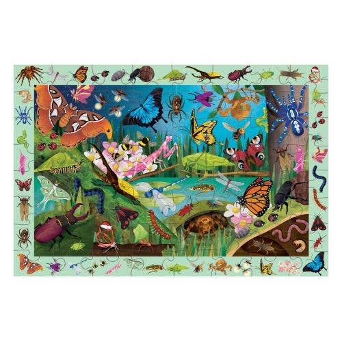 Mudpuppy 64 Pc Search Find Puzzle - Bugs & Butterflies