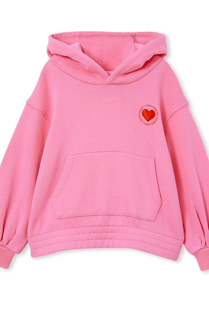 Bubblegum Fleece Hood
