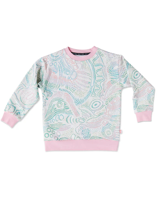 Tjala Tjukurpa Pastel Organic Cotton Sweater