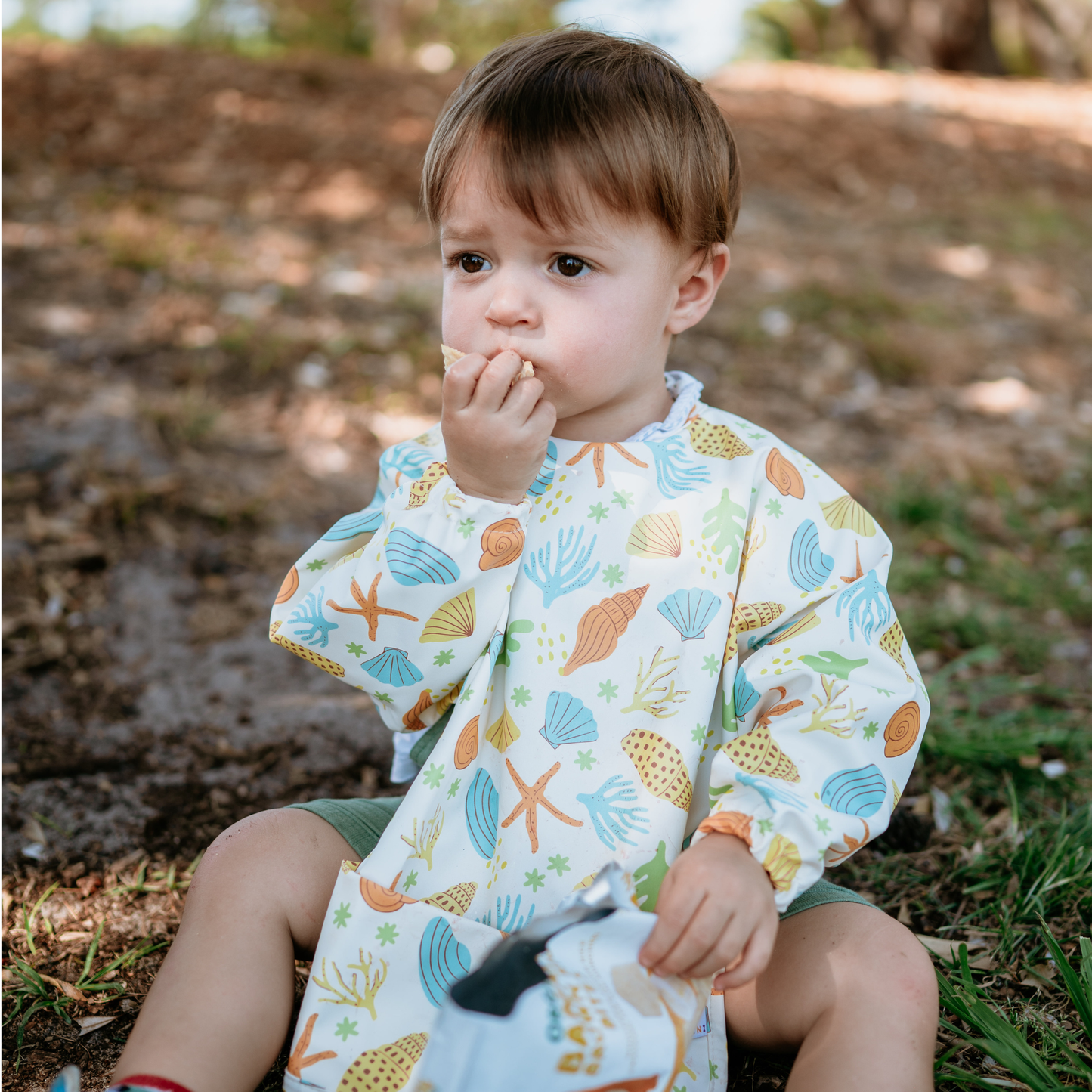 Sailor Smock Bib