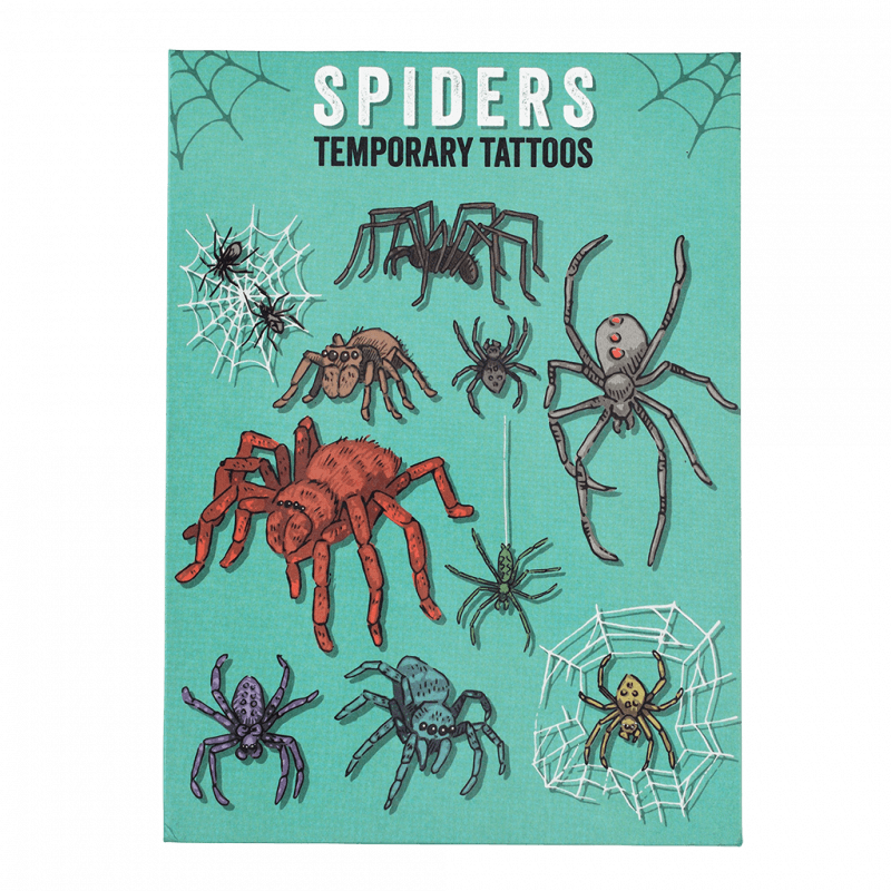 Spiders Temporary Tattoos