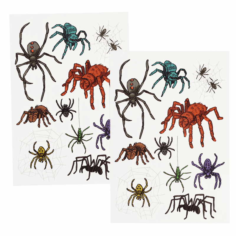Spiders Temporary Tattoos