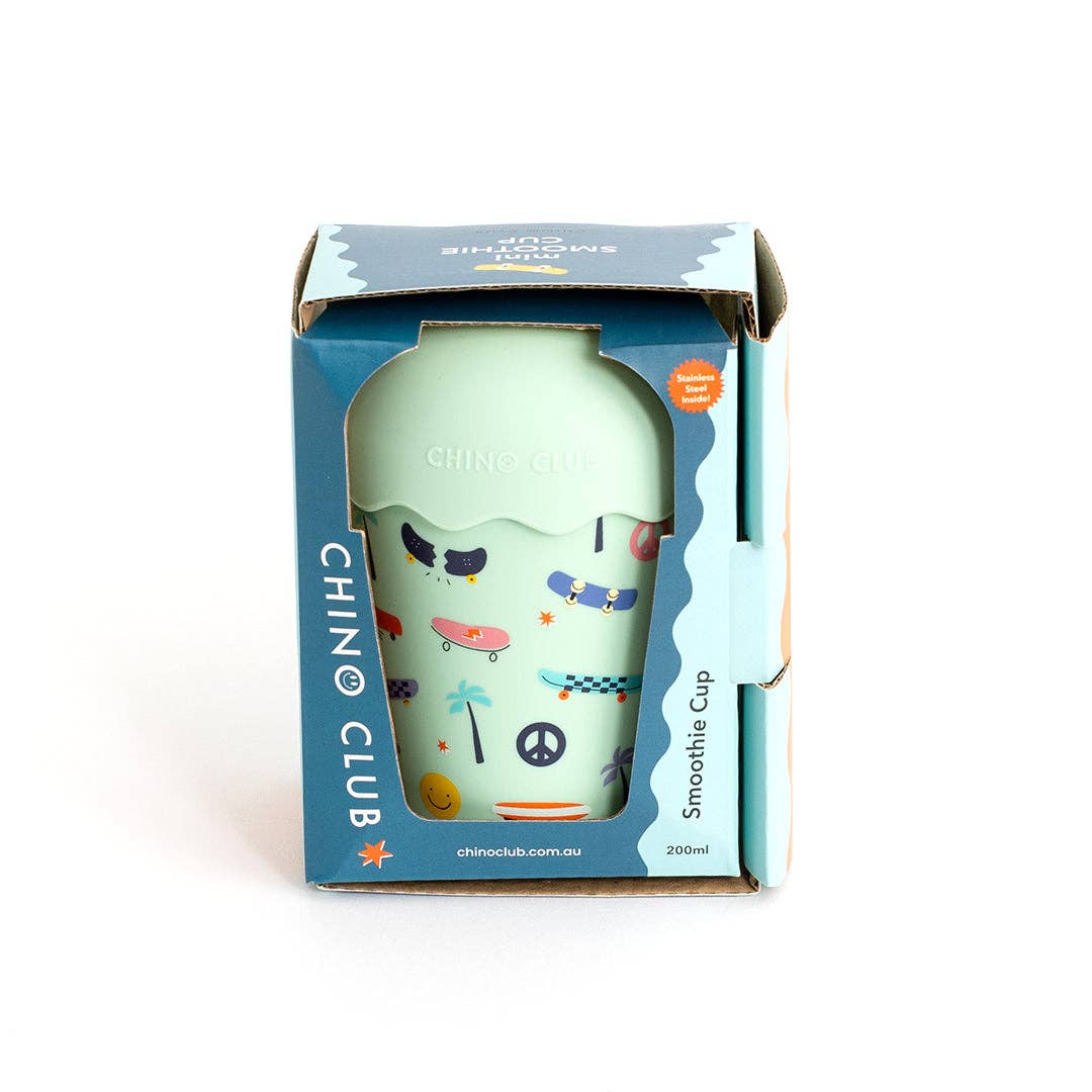 Skate Aqua Mini Smoothie Cup & Straw 200ml