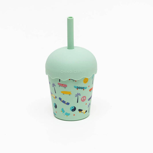 Skate Aqua Mini Smoothie Cup & Straw 200ml