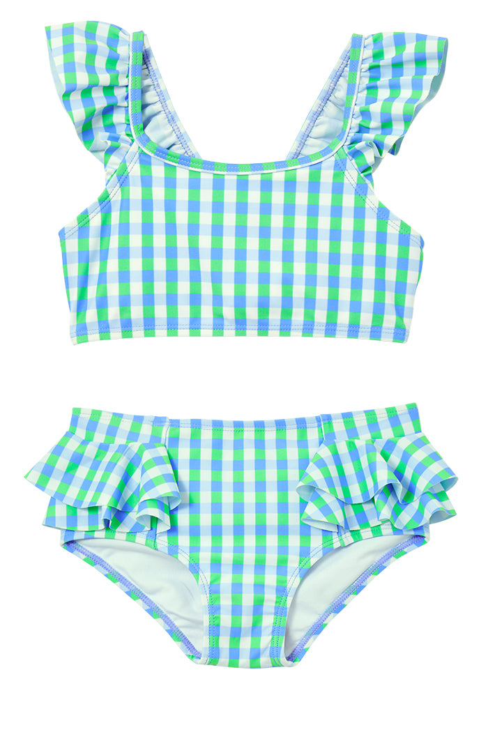 Blue Gingham Bikini - Lucky Last! (Size 12)