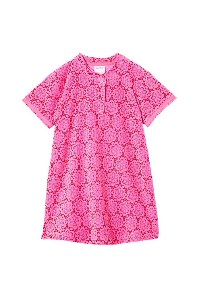 Terry Towelling Dress - Lucky Last! (Size 12) Sugar & Spice - The Baby Shop Terry Towelling Dress - Lucky Last! (Size 12) Sugar & Spice - The Baby Shop