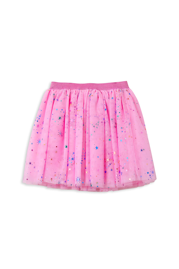 Rainbow Foil Tutu Skirt - Lucky Last! (Size 7)