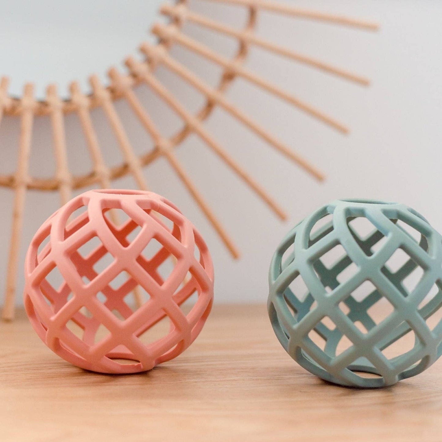 Eco-Friendly Teether Ball - Blush
