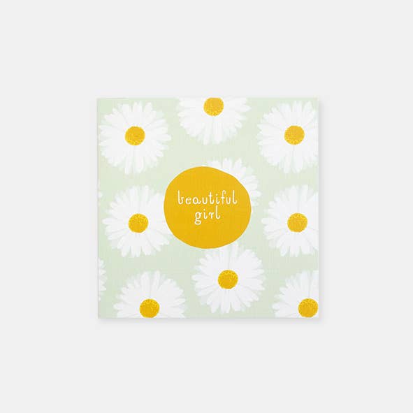 Daisy Fields Baby Girl Card