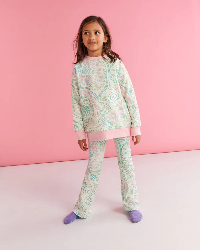 Tjala Tjukurpa Pastel Organic Cotton Sweater