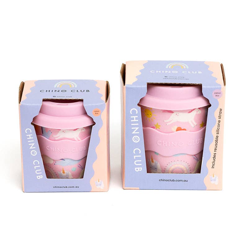 Pink Unicorn Babychino Cup 120ml