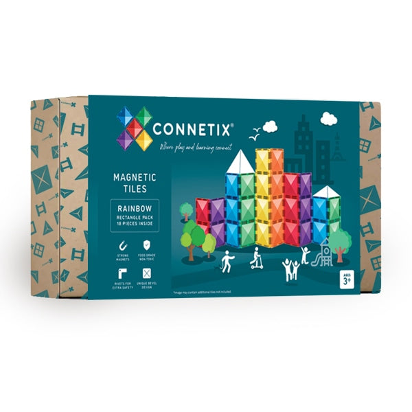 Rainbow Rectangle Pack 18 Pieces