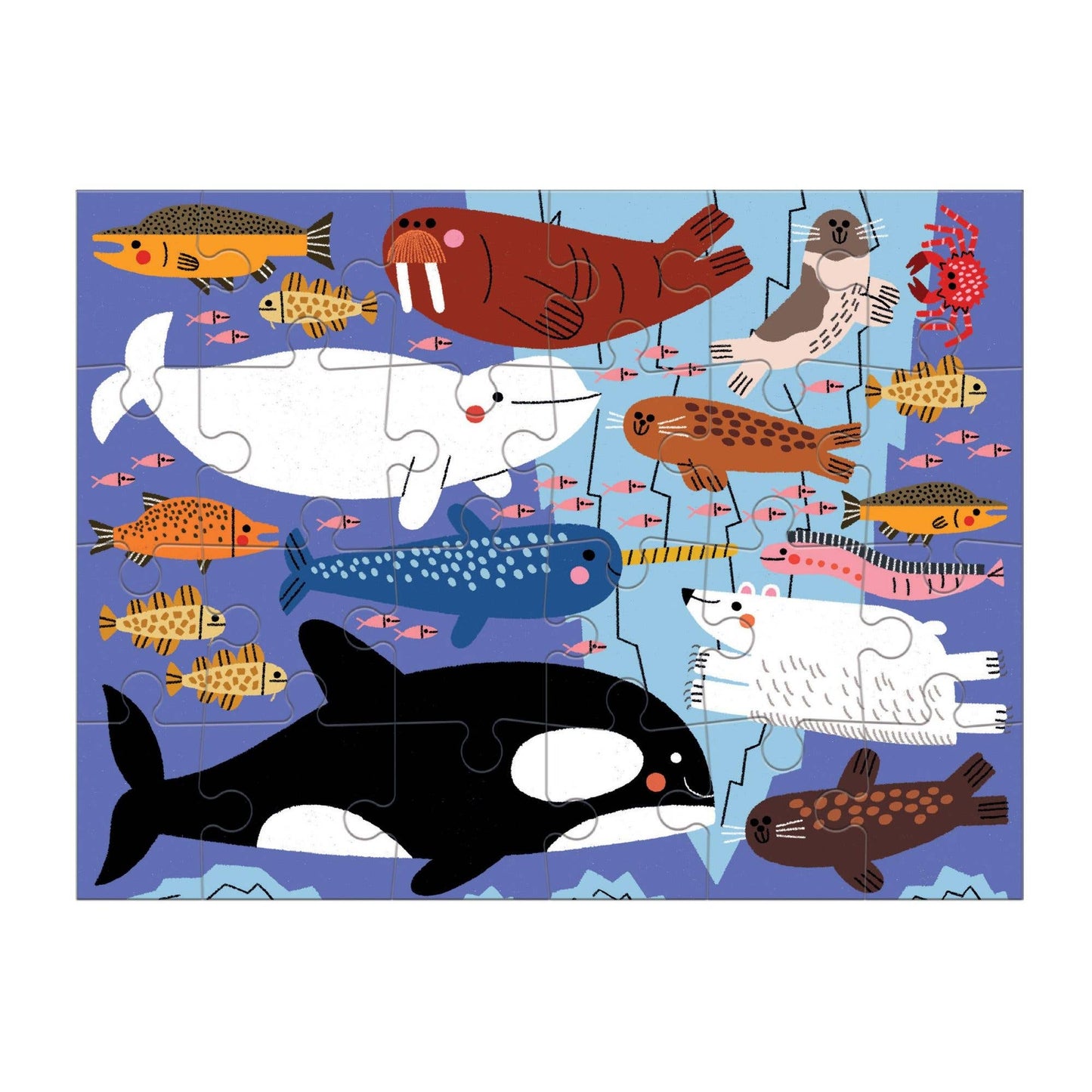 Mudpuppy Level Up 4 Puzzle Set - Oceans