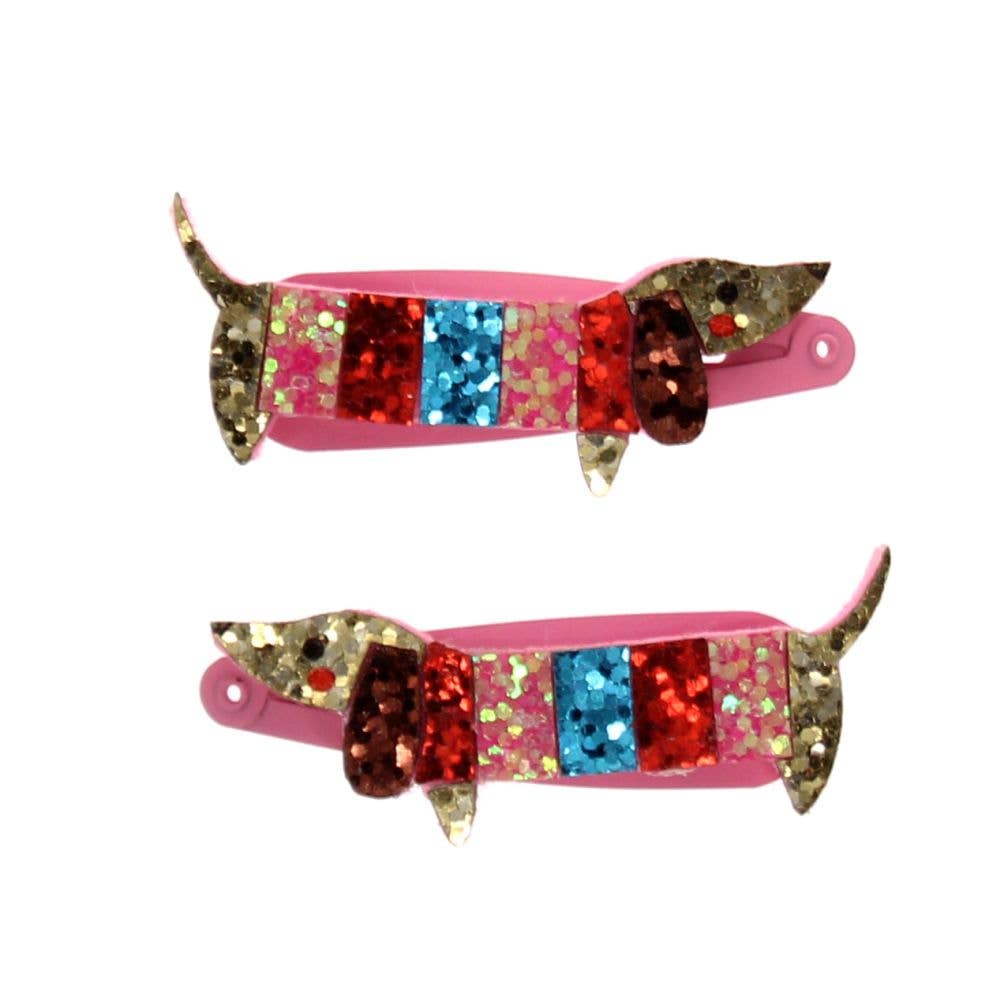 Sausage Dog Hair Clips