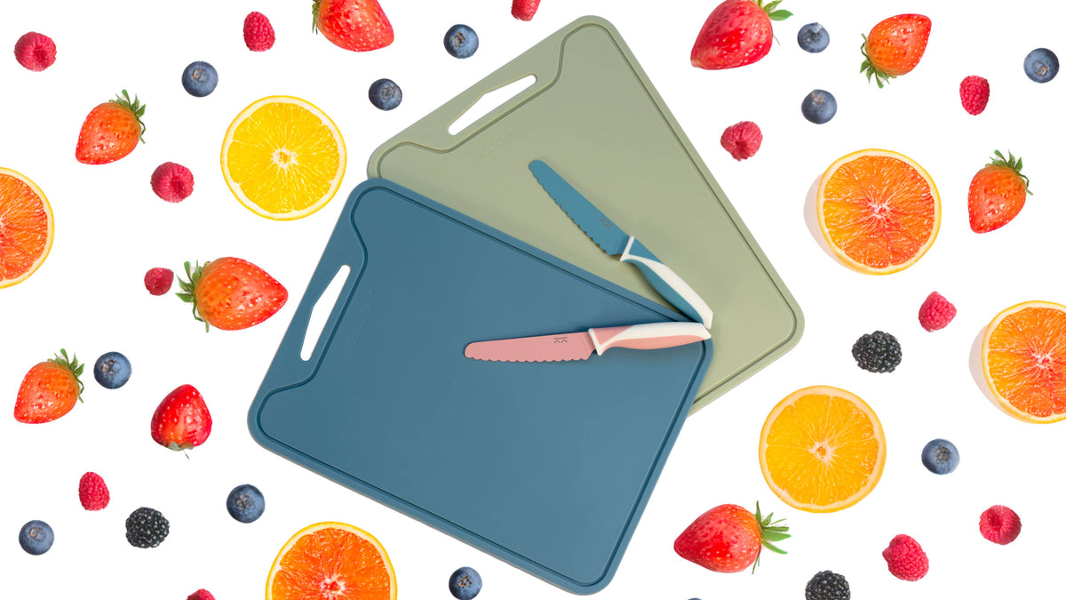 KiddiKutter Silicone Cutting Board Sage