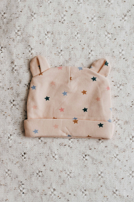 Newborn Beanie - Summer Stars
