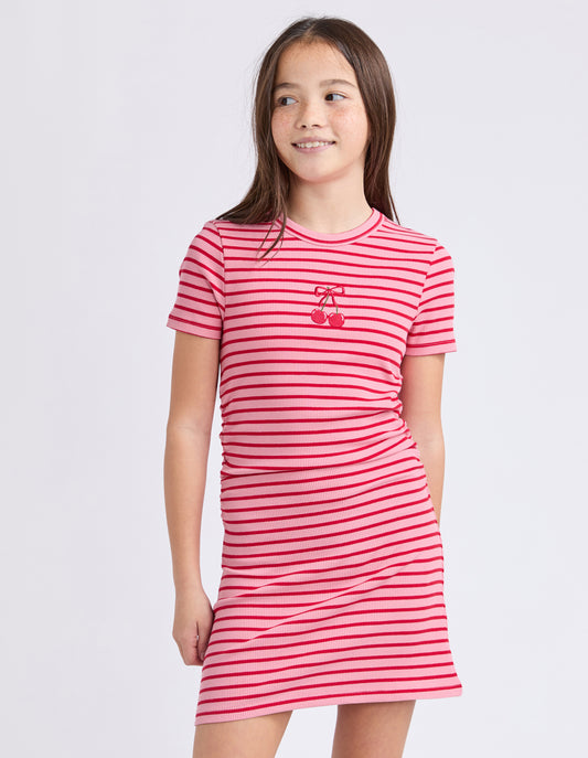 The Betty Ruched Tee Dress