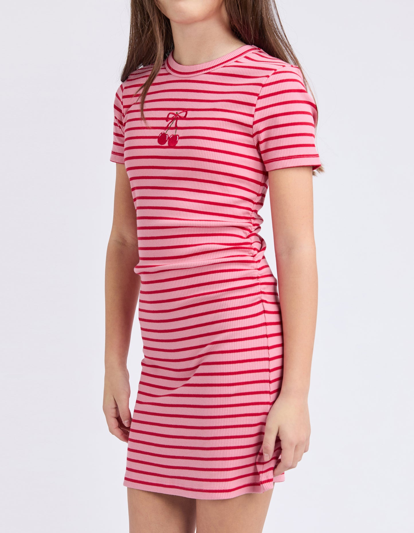 The Betty Ruched Tee Dress