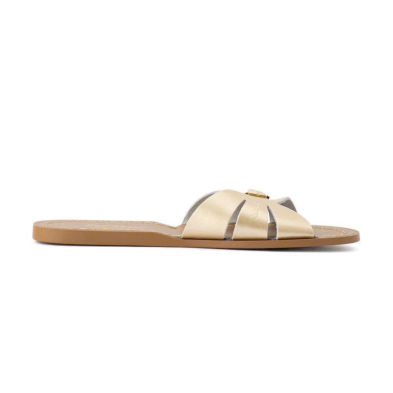 Salt Water Classic Slide in Gold - Adult