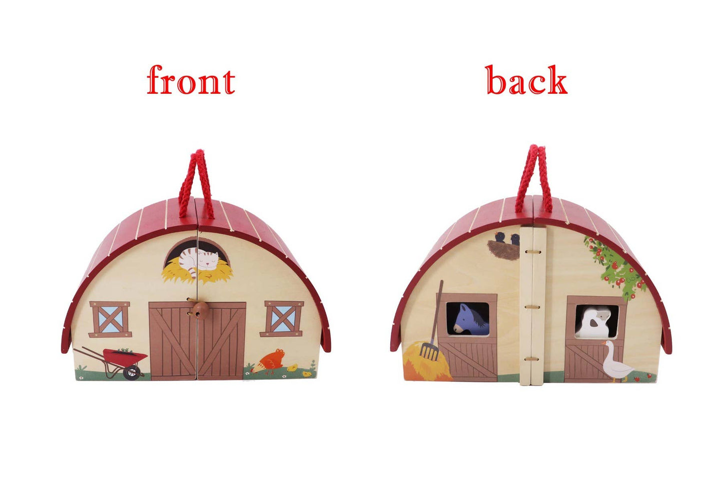 Wooden Farm Playset