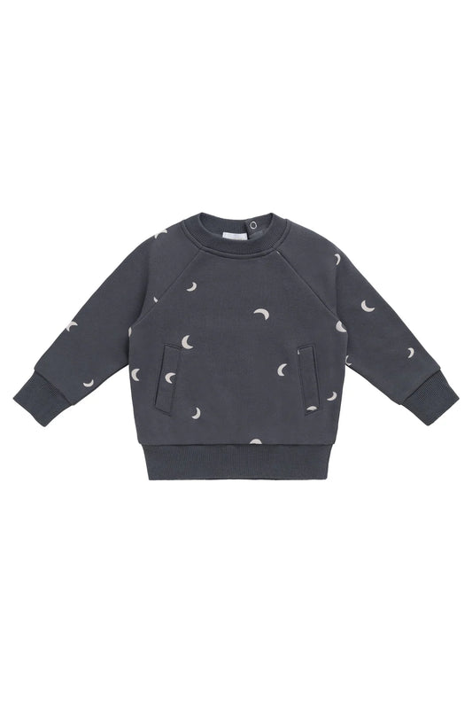 Organic Cotton Henry Sweatshirt - Crescent Moon Icelandic