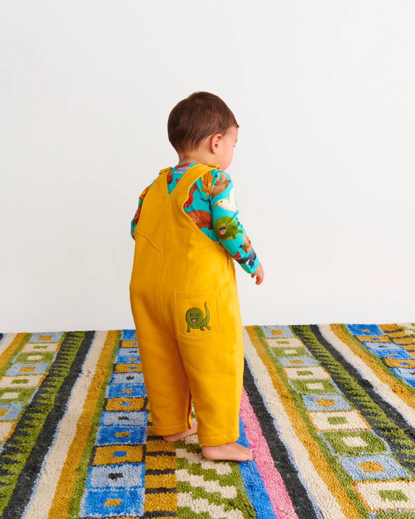 Home Among The Gum Trees Organic Quilted Fleece Overalls