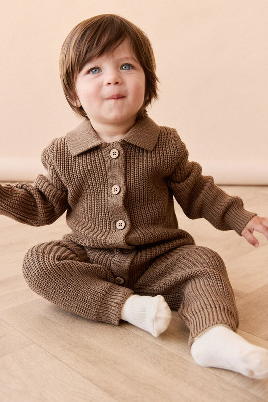 Milan Knitted Onepiece - Pecan