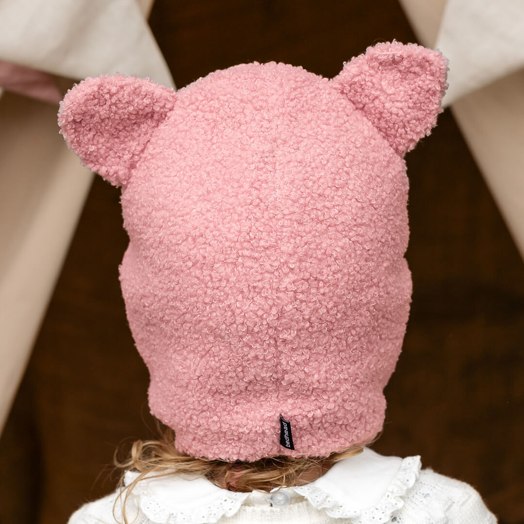 Kitty Snuggle Winter Beanie - Pink