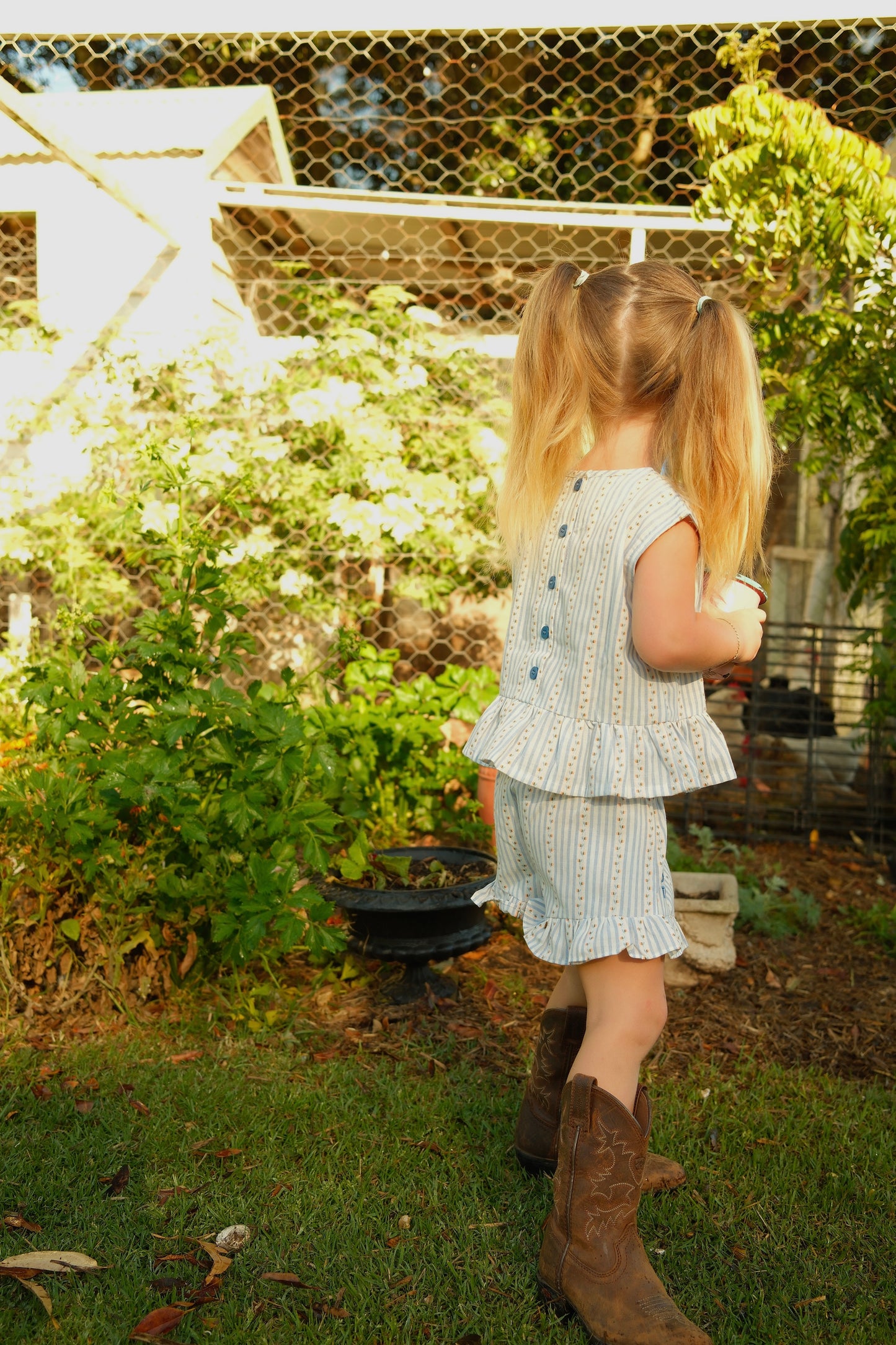 Peaches Carla Frill Shorts