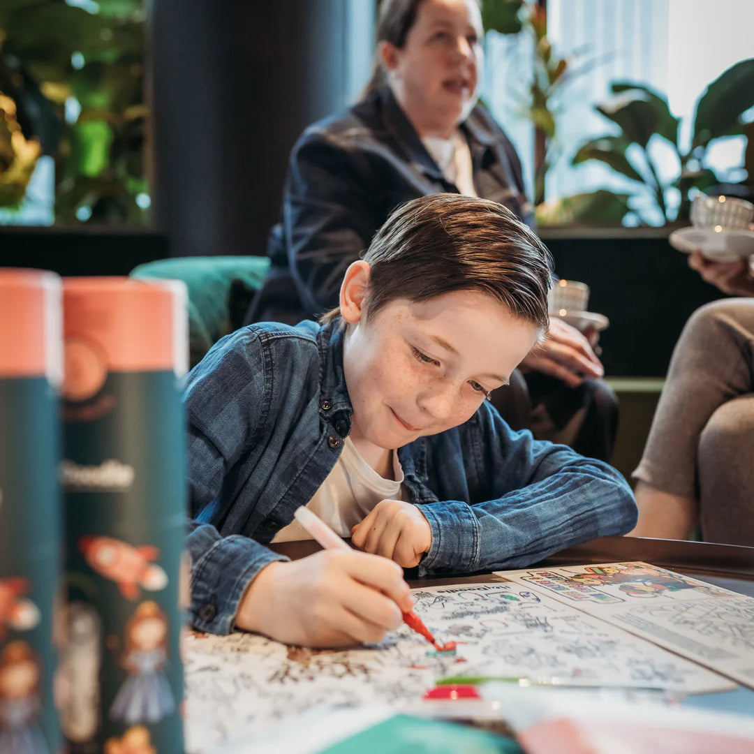 Deck The Halls Classic Colouring & Doodle Mat