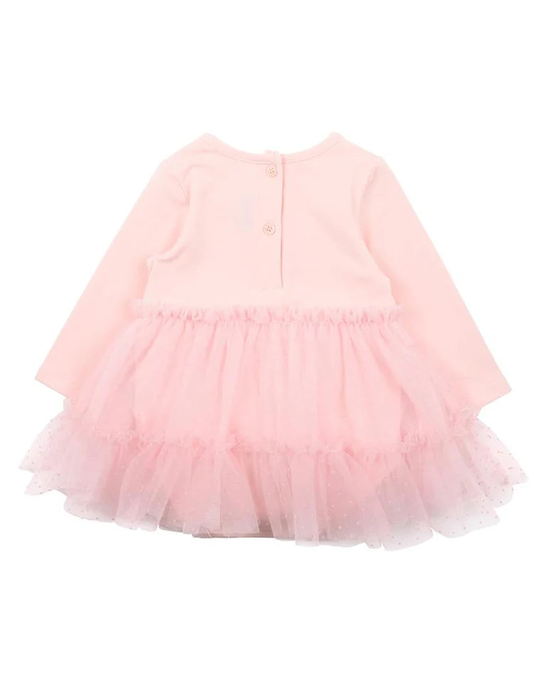 Starlette Heart Tutu Overlay Baby Dress