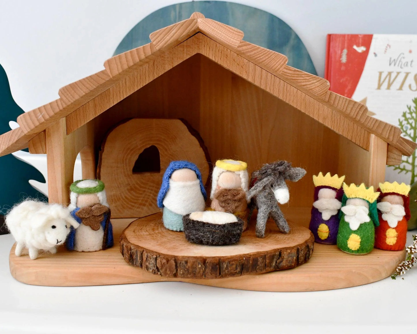 Felt Nativity Peg Dolls Set