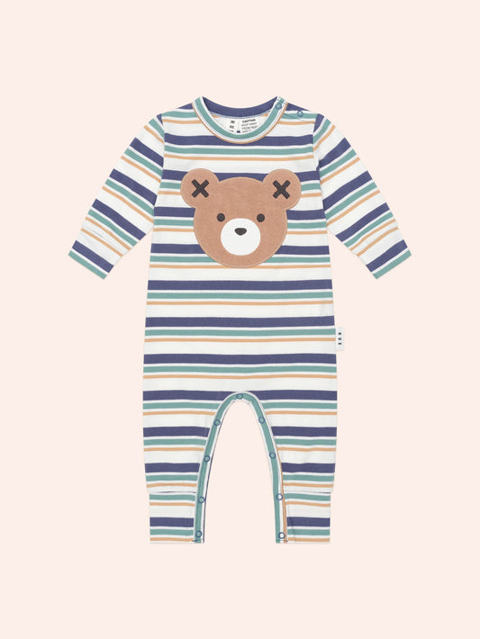 Multi Stripe Hux Romper - Lucky Last! (Size 6-12m)