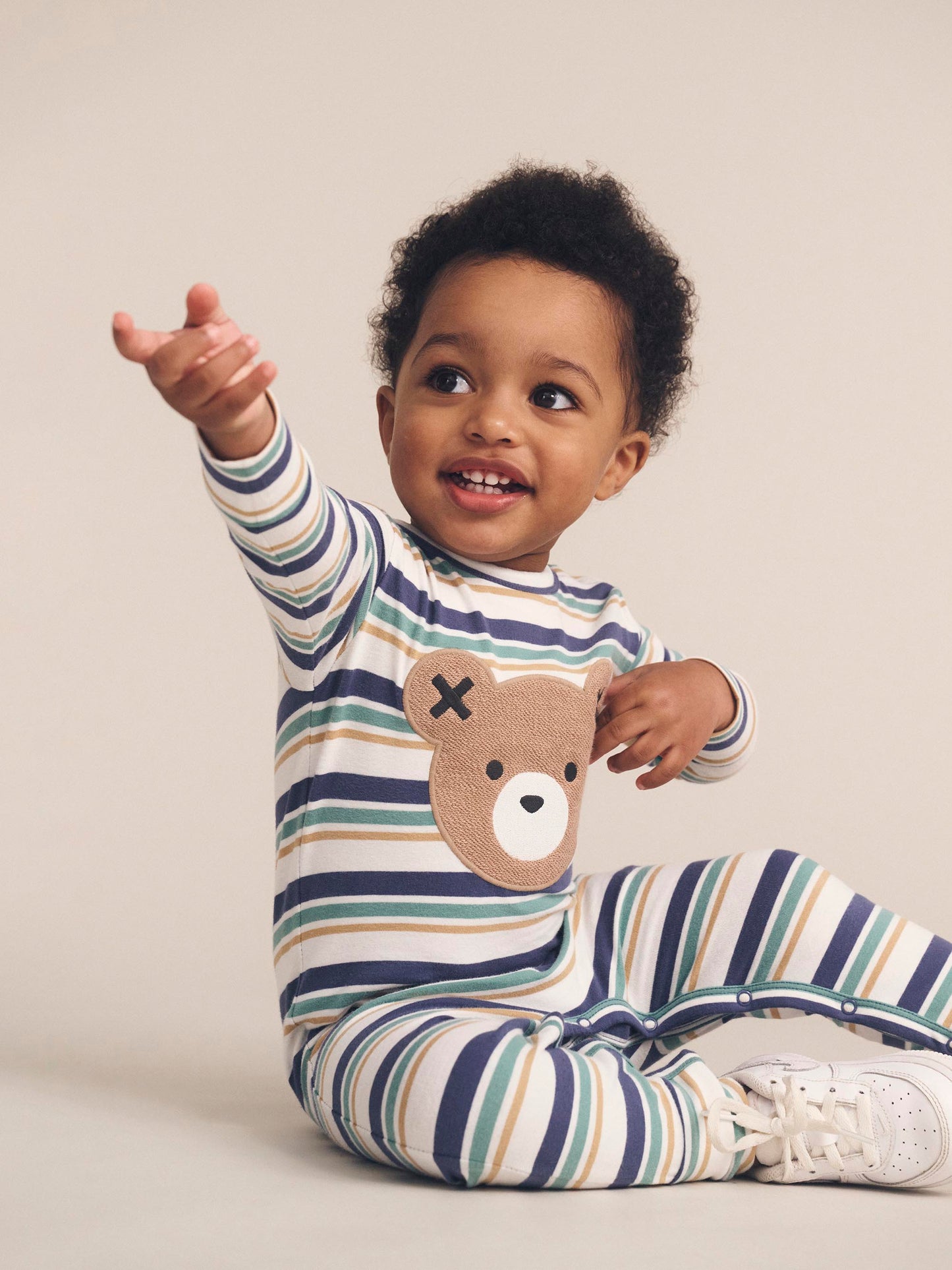 Multi Stripe Hux Romper