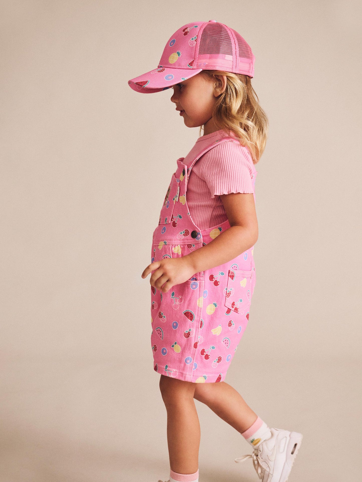 Pink Fruit Emoji Cap